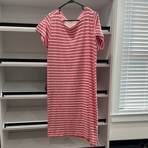 Vineyard Vines Red and White Striped Dress XL